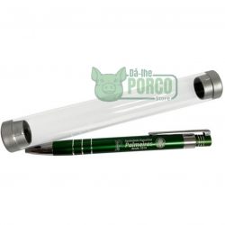 Caneta Verde Com Tubinho Palmeiras