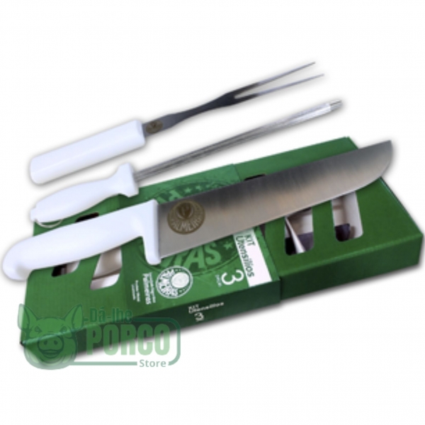 Kit Utensílios 3 Peças Palmeiras
