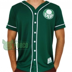 Camisa Baseball Unissex Verde Palmeiras