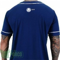 Camisa Baseball Unissex Azul Palmeiras