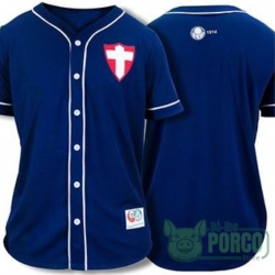 Camisa Baseball Unissex Azul Palmeiras
