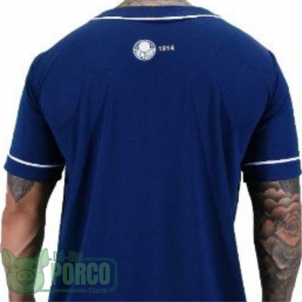 Camisa Baseball Unissex Azul Palmeiras